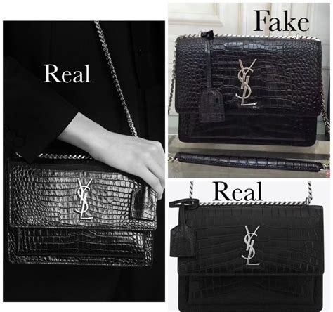 fake ysl sunset|YSL bag authenticity.